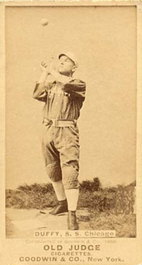 1887 Old Judge Duffy, S.S., Chicago #135-5a Baseball Card
