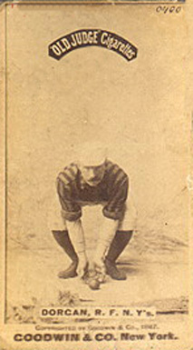 1887 Old Judge Dorgan, R.F. N.Y's #132-10a Baseball Card