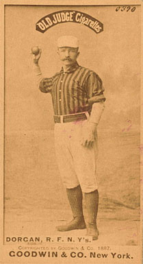 1887 Old Judge Dorgan, R.F. N.Y's #132-3a Baseball Card