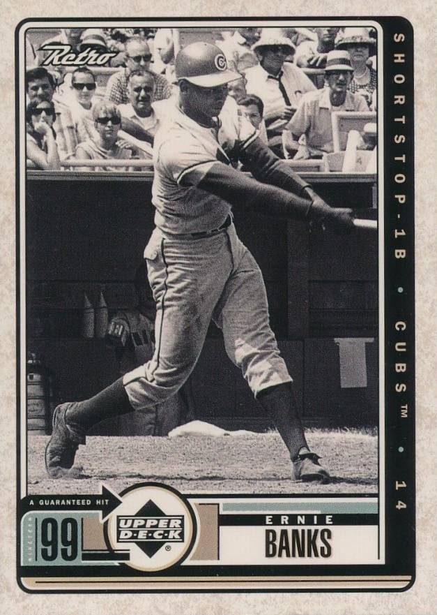 1999 Upper Deck Retro Ernie Banks #108 Baseball Card