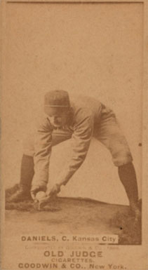 1887 Old Judge Daniels, C. Kansas City #116-5a Baseball Card
