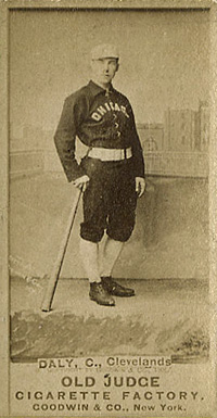 1887 Old Judge Daly, C., Clevelands #114-3c Baseball Card