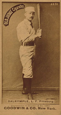 1887 Old Judge Dalrymple, L.F., Pittsburg #113-4a Baseball Card