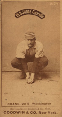 1887 Old Judge Crane, 2d B., Washington #97-2a Baseball Card