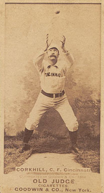 1887 Old Judge Corkhill, C.F. Cincinnati #95-3a Baseball Card