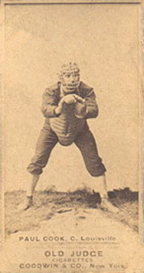 1887 Old Judge Paul Cook, C. Lousiville #92-4a Baseball Card