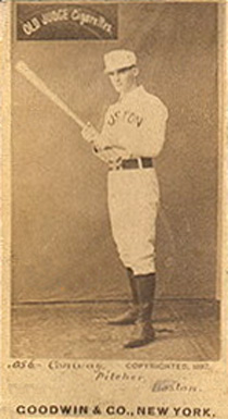 1887 Old Judge Conway, Pitcher, Boston. #89-3b Baseball Card