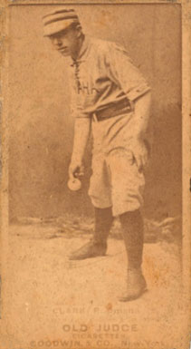 1887 Old Judge Clark, P. Omaha #77-4a Baseball Card