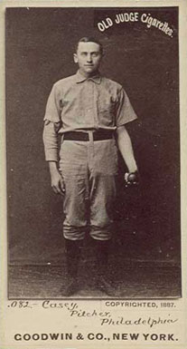 1887 Old Judge Casey, Pitcher, Philadelphia #72-1b Baseball Card