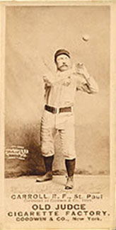 1887 Old Judge Carroll, R.F., St. Paul #68-4b Baseball Card