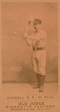 1887 Old Judge Carroll, R.F., St. Pauls #68-2a Baseball Card