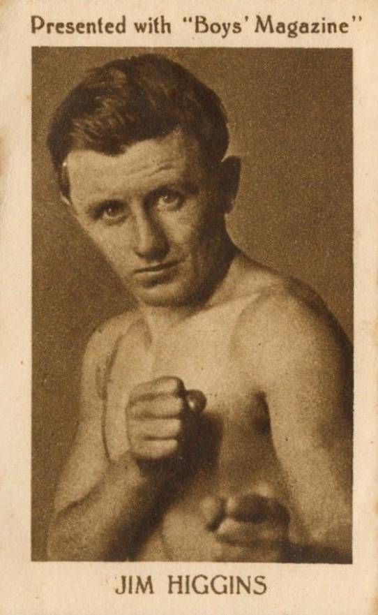 1922 Boys Magazine Boxers Jim Higgins # Other Sports Card