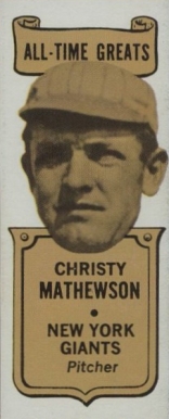 1969 Bazooka Hand Cut Christy Mathewson # Baseball Card