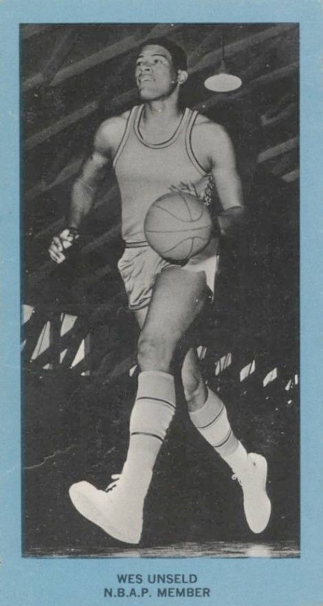1969 NBAP Member Wes Unseld #15 Basketball Card