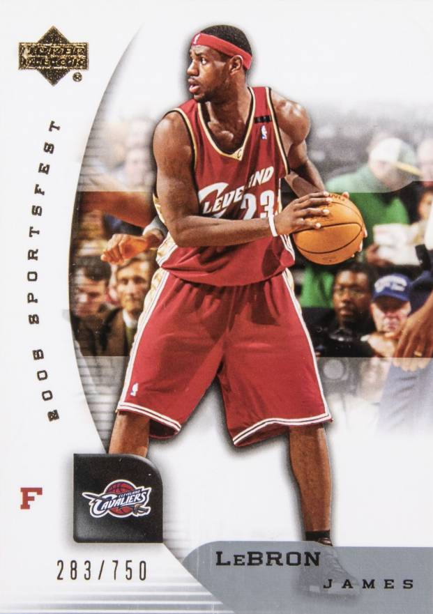 2005 Upper Deck Sportsfest LeBron James #NBA1 Basketball Card