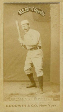 1887 Old Judge Barkley, 2d B. Pittsburg #19-6a Baseball Card