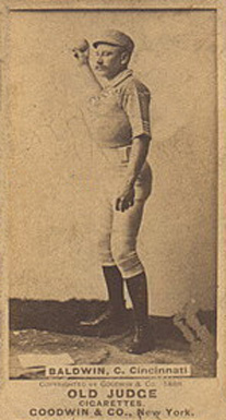 1887 Old Judge Baldwin, C. Cincinnati #16-2a Baseball Card