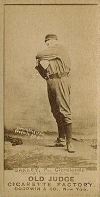 1887 Old Judge Bakley, P., Clevelands #14-2b Baseball Card