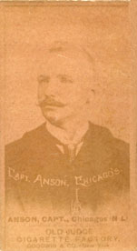 1887 Old Judge ANSON, CAPT., Chicagos NL #11-1c Baseball Card