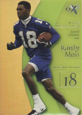 1998 Skybox E-X2001 Randy Moss #55 Football Card