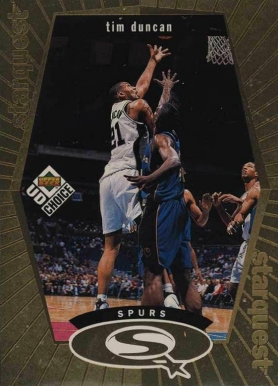 1998 Upper Deck Choice Starquest Tim Duncan #SQ24 Basketball Card
