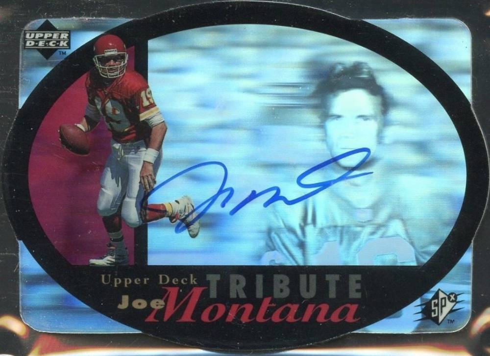 1996 SPx Joe Montana #Joe Football Card