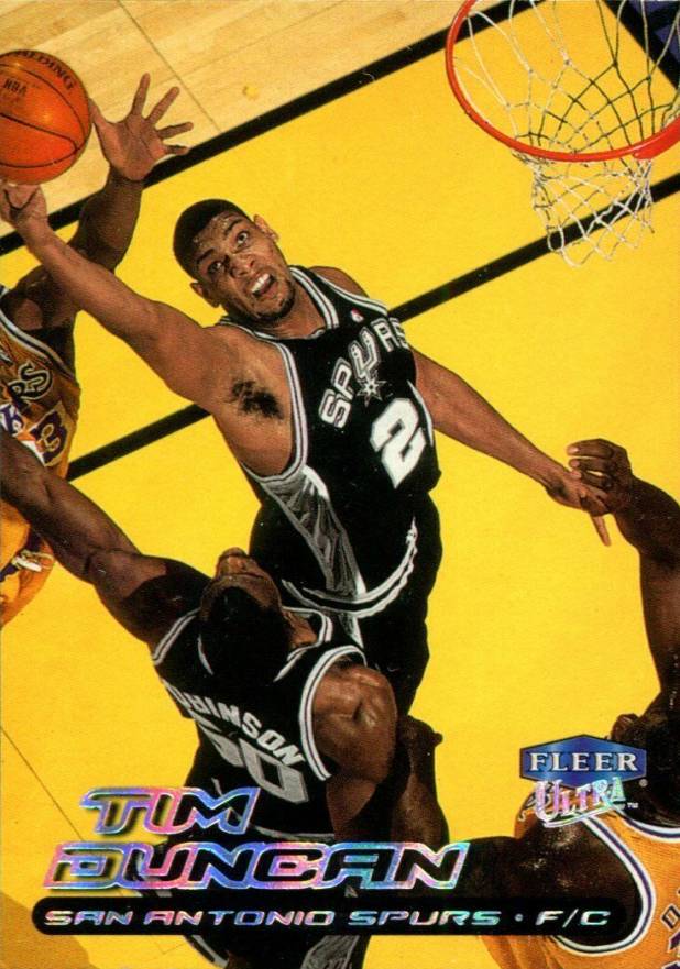 1999 Ultra Tim Duncan #80 Basketball Card