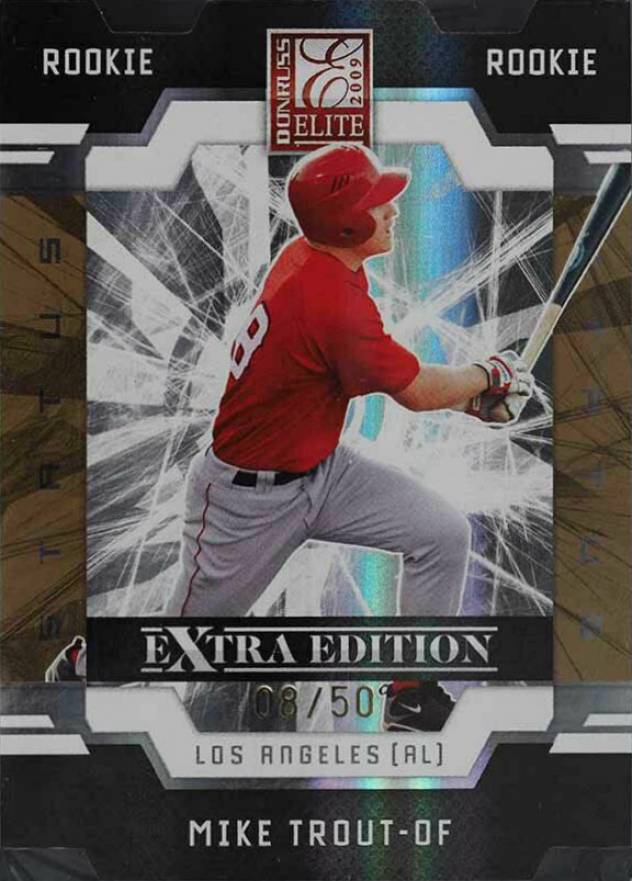 2009 Donruss Elite Extra Edition Mike Trout #57 Baseball Card