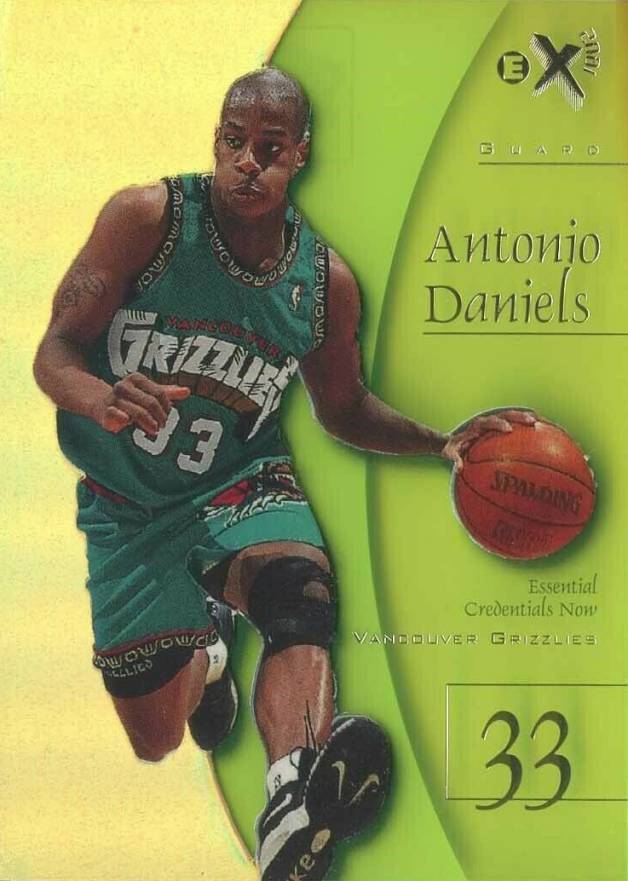 1997 Skybox E-X2001 Antonio Daniels #70 Basketball Card