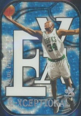1999 Skybox E-X E-Xceptional Paul Pierce #4 Basketball Card