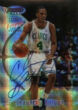 1997 Bowman's Best Certified Autograph Chauncey Billups #116 Basketball Card