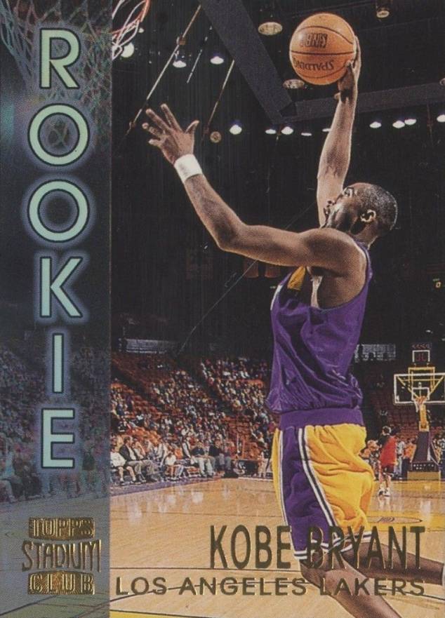 1996 Stadium Club Rookies 2 Kobe Bryant #R9 Basketball Card