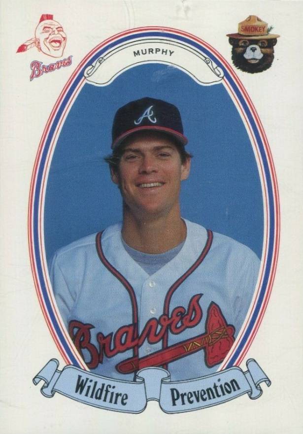1987 Braves Smokey Dale Murphy #14 Baseball Card