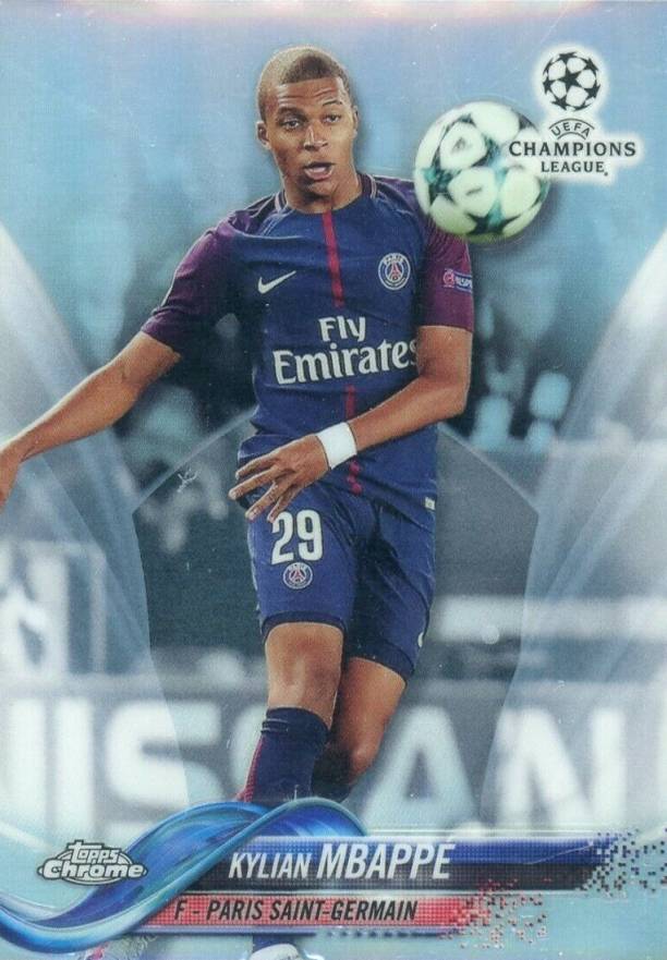 2017 Topps Chrome UEFA Champions League Kylian Mbappe #41 Boxing & Other Card