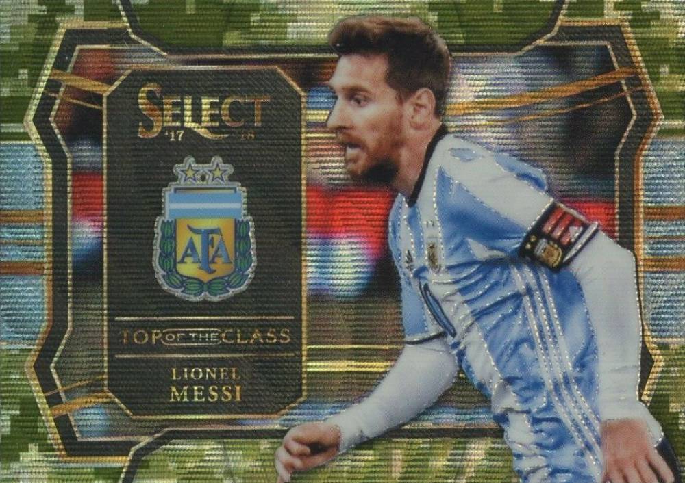 2017 Panini Select Top of the Class Lionel Messi #TC10 Soccer Card