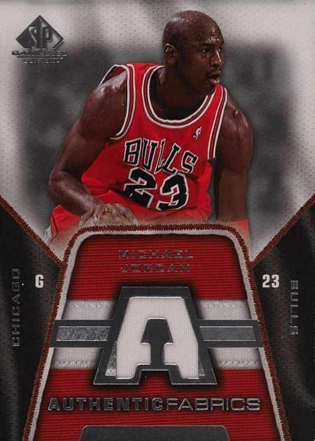 2007 SP Game Used Authentic Fabrics Michael Jordan #AF-MJ Basketball Card