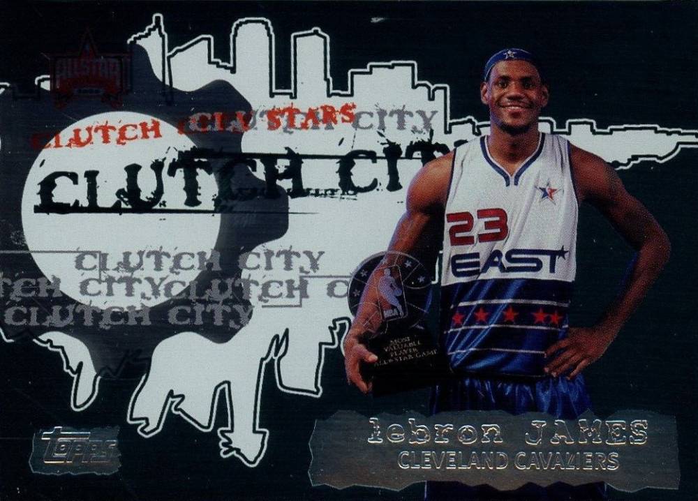 2006 Topps Clutch City Stars LeBron James #CCS3 Basketball Card