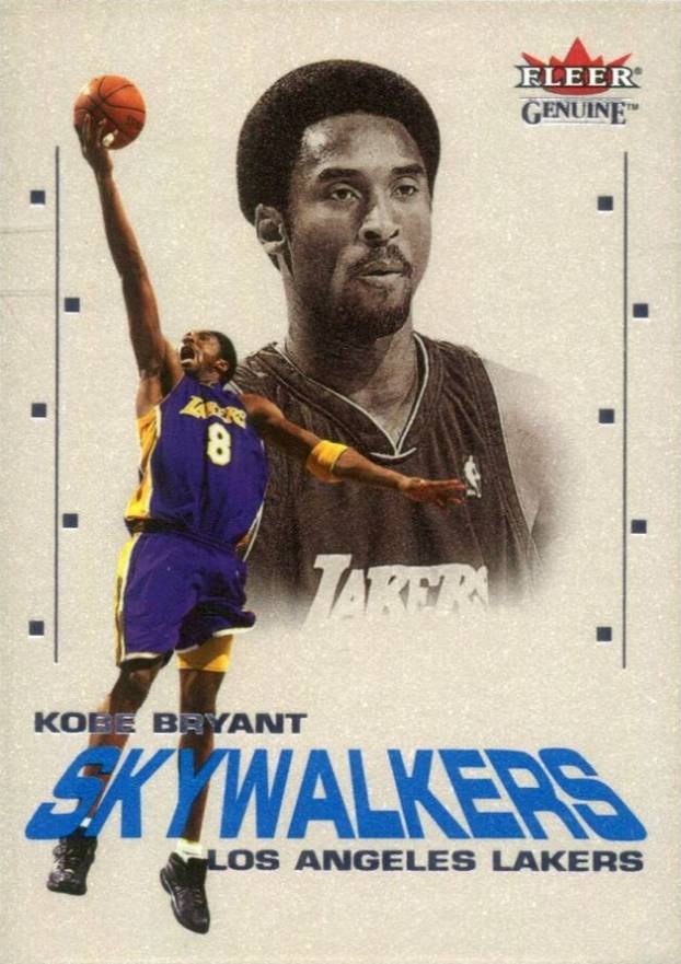 2001 Fleer Genuine Skywalkers Kobe Bryant #4 Basketball Card