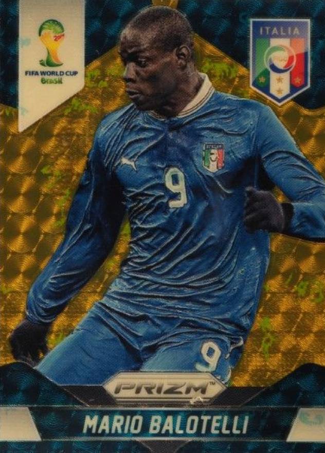 2014 Panini Prizm World Cup Mario Balotelli #132 Soccer Card