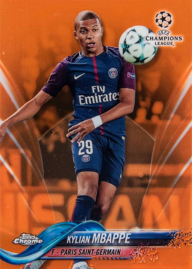 2017 Topps Chrome UEFA Champions League Kylian Mbappe #41 Boxing & Other Card