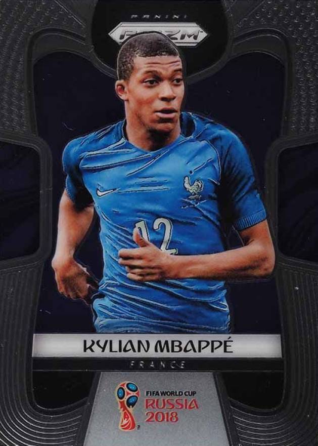 2018 Panini Prizm World Cup Kylian Mbappe #80 Soccer Card