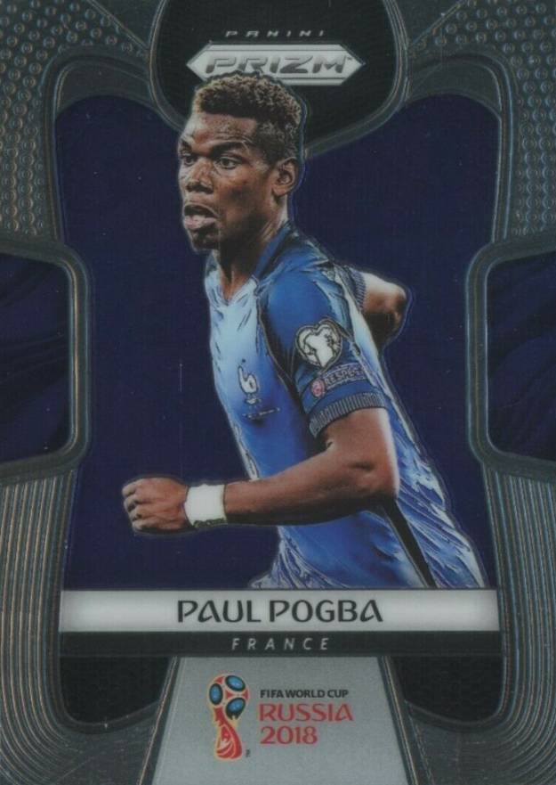 2018 Panini Prizm World Cup Paul Pogba #74 Soccer Card