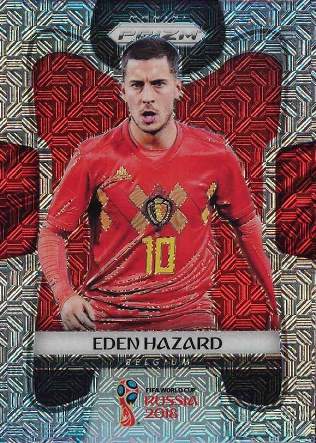 2018 Panini Prizm World Cup Eden Hazard #13 Soccer Card