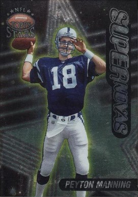 1998 Topps Stars Supernova Peyton Manning #S5 Football Card