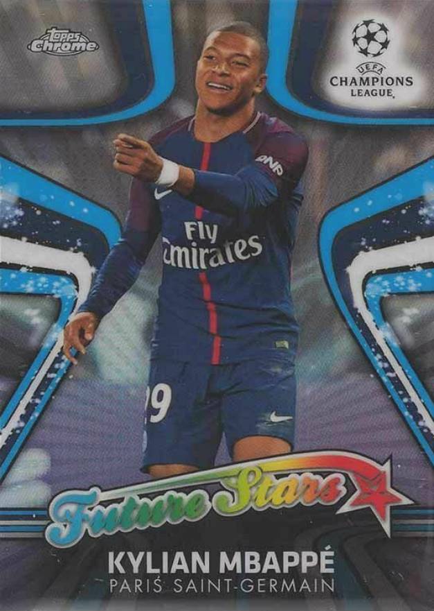2017 Topps Chrome UEFA Champions League Future Stars Kylian Mbappe #FS-KM Boxing & Other Card