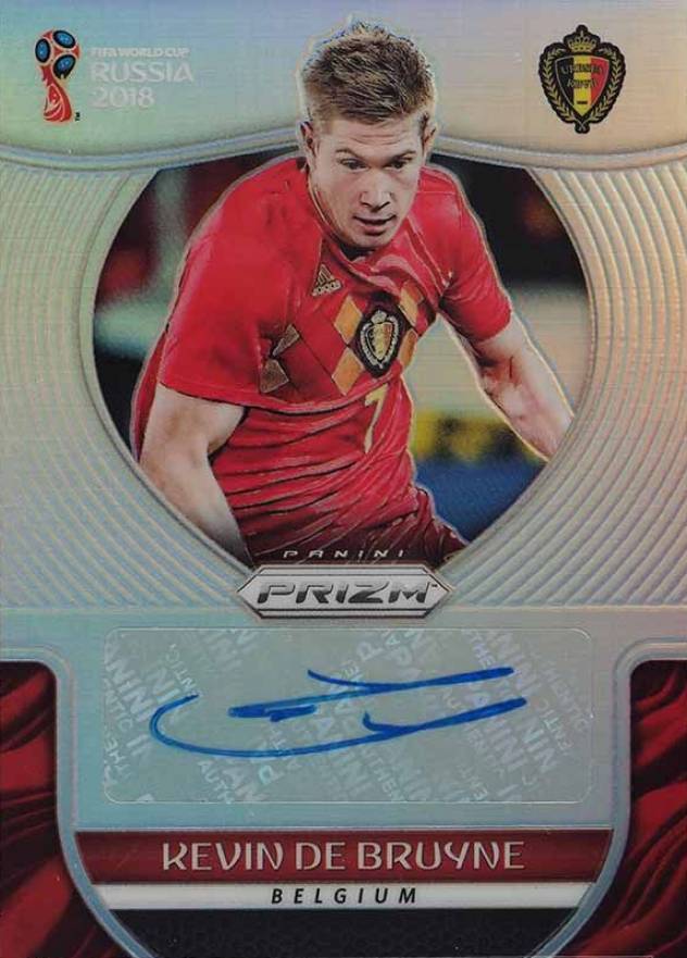 2018 Panini Prizm World Cup Signatures Kevin de Bruyne #S-KDB Soccer Card