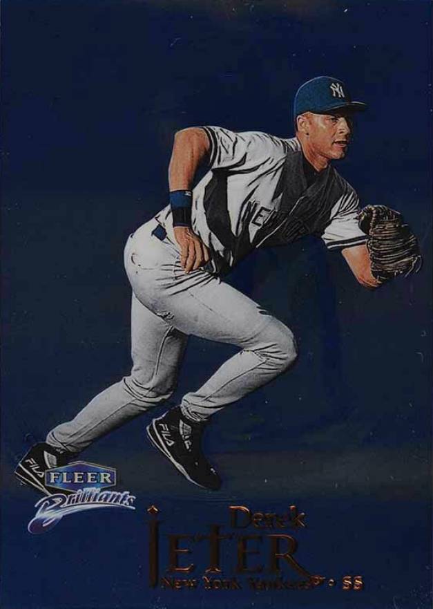 1999 Fleer Brilliants Derek Jeter #2B Baseball Card