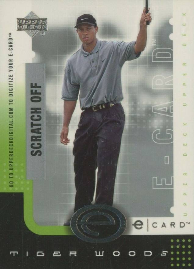 2001 Upper Deck Digital Ecard Tiger Woods #E-TW Golf Card