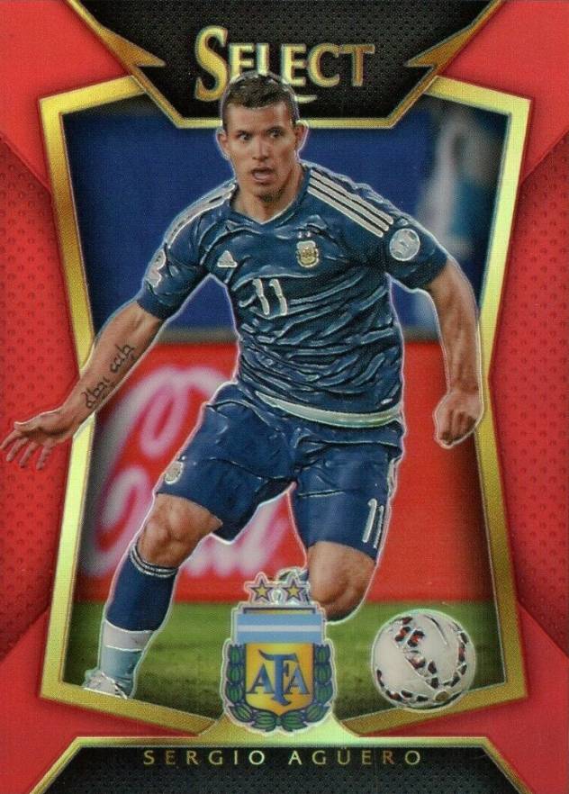 2015 Panini Select  Sergio Aguero #62 Soccer Card