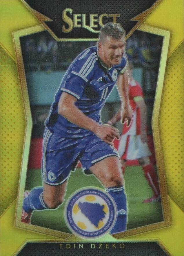 2015 Panini Select  Edin Dzeko #43 Soccer Card